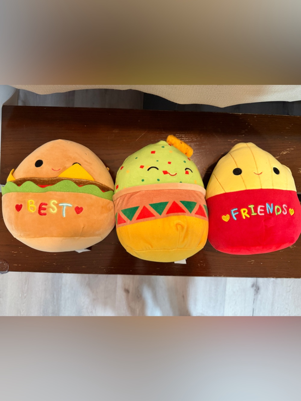Squishmallows Food Trio Plush - Orange, Green, Yellow, Red